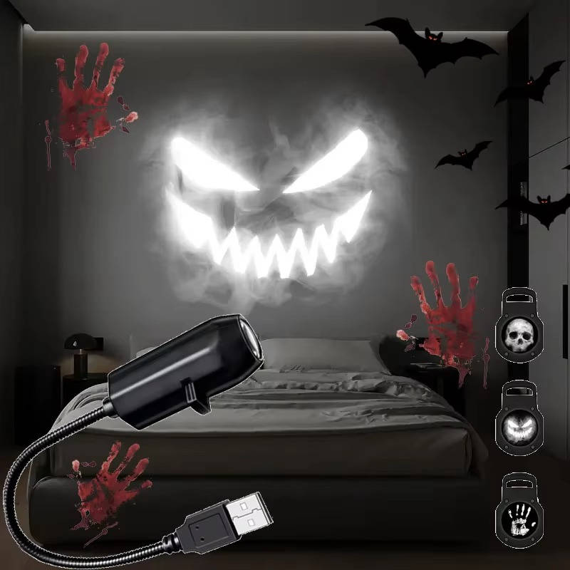 Halloween-projector - Schedel-lichtprojector voor Halloween-Boetiek Moda