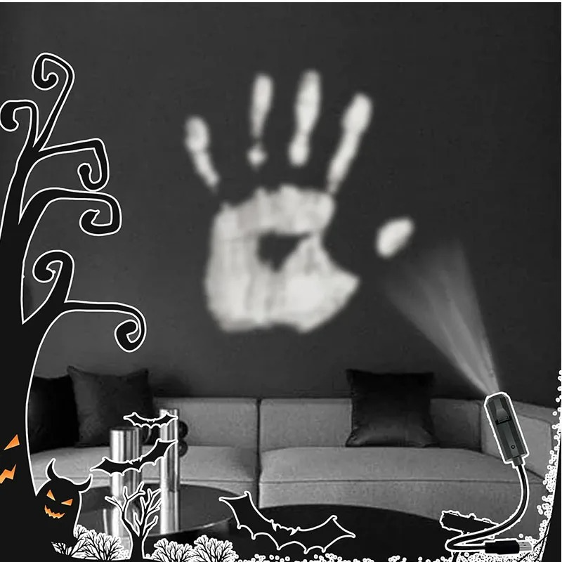 Halloween-projector - Schedel-lichtprojector voor Halloween-Boetiek Moda