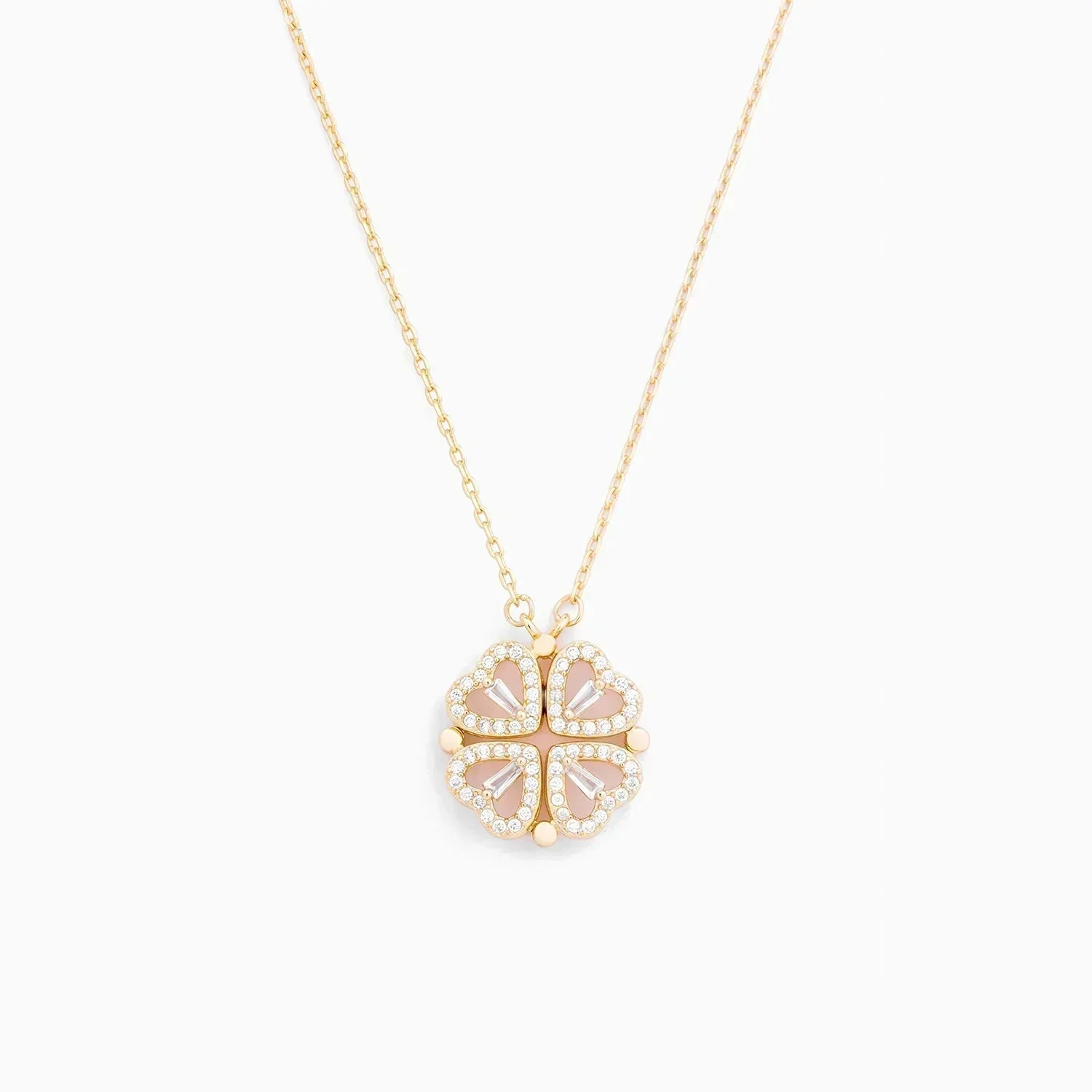 Hart Ketting | Zirkoon | Zilver | Gouden ketting | Ketting voor dames-Boetiek Moda