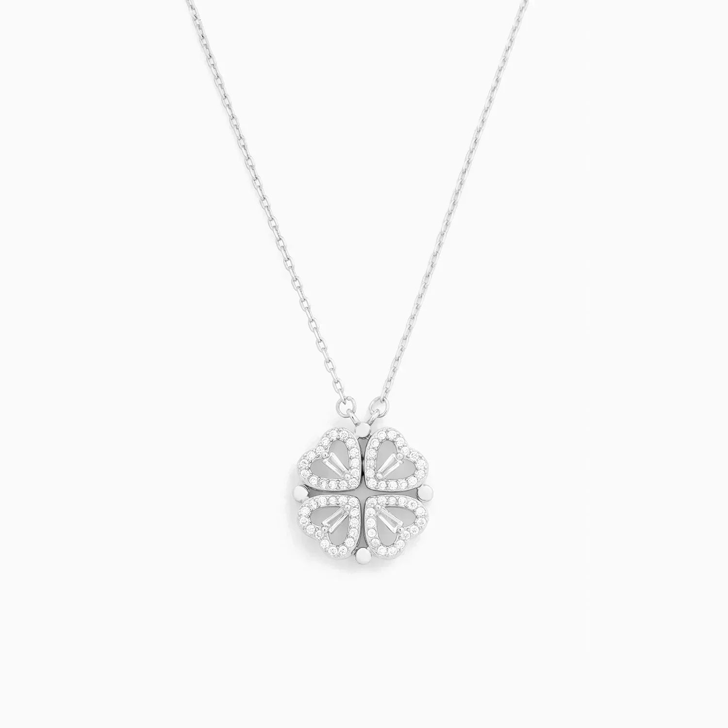 Hart Ketting | Zirkoon | Zilver | Gouden ketting | Ketting voor dames-Boetiek Moda