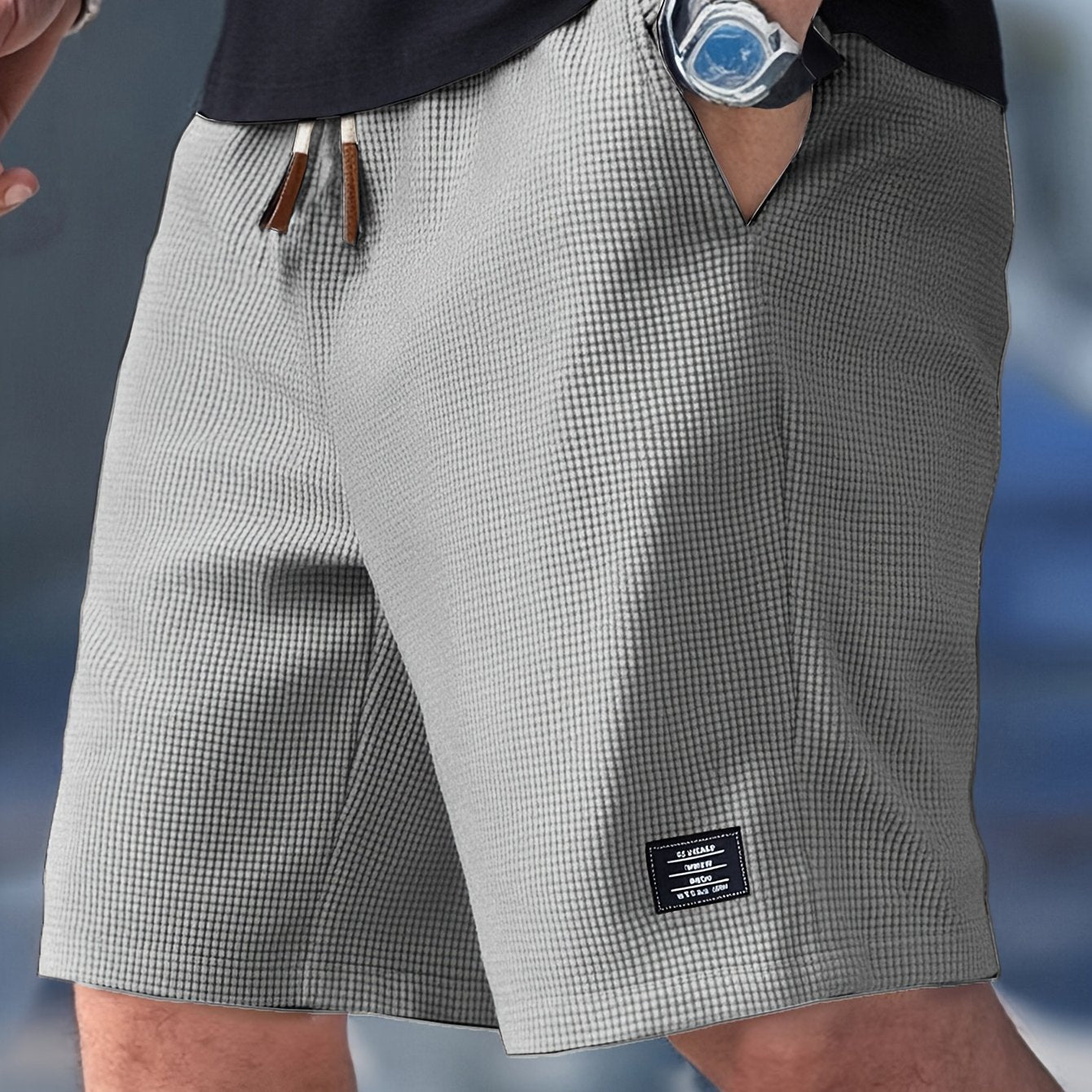 Heren Shorts - Casual shorts met trekkoord en zakken-Boetiek Moda