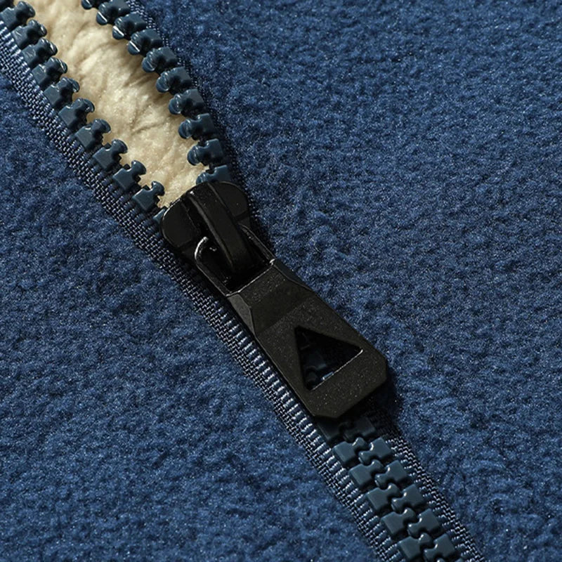 Heren fleece met volledige rits - Warm - Sport - Fleecejack - Herenjassen-Boetiek Moda