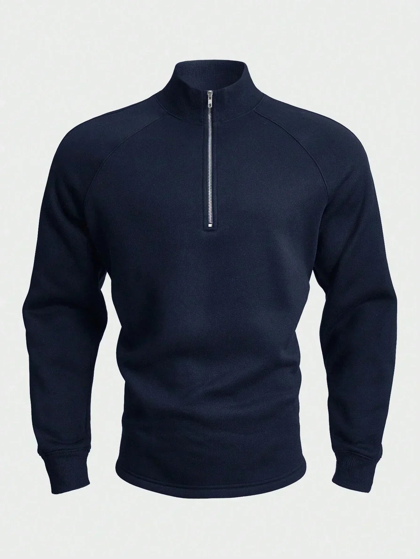 Heren trui met halve rits | Warm | Winter | Sweatshirt | Heren truien met kwartrits-Boetiek Moda