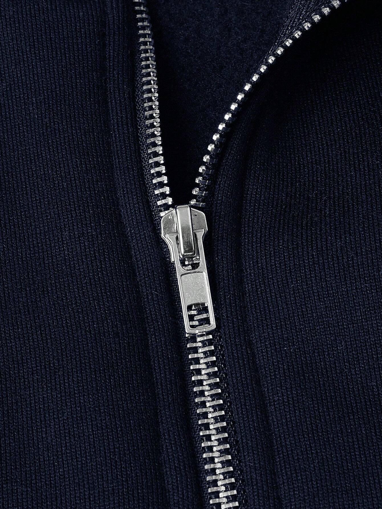 Heren trui met halve rits | Warm | Winter | Sweatshirt | Heren truien met kwartrits-Boetiek Moda