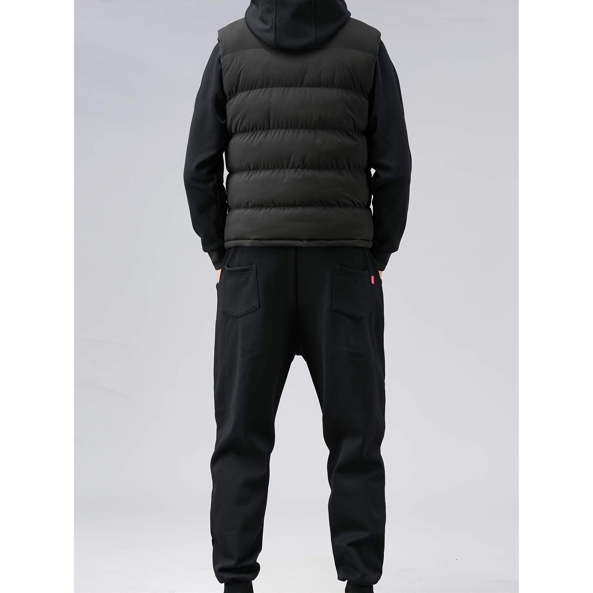 Heren wintervest | Zip-Up | Mouwloos | Bodywarmer | Puffer Vest-Boetiek Moda