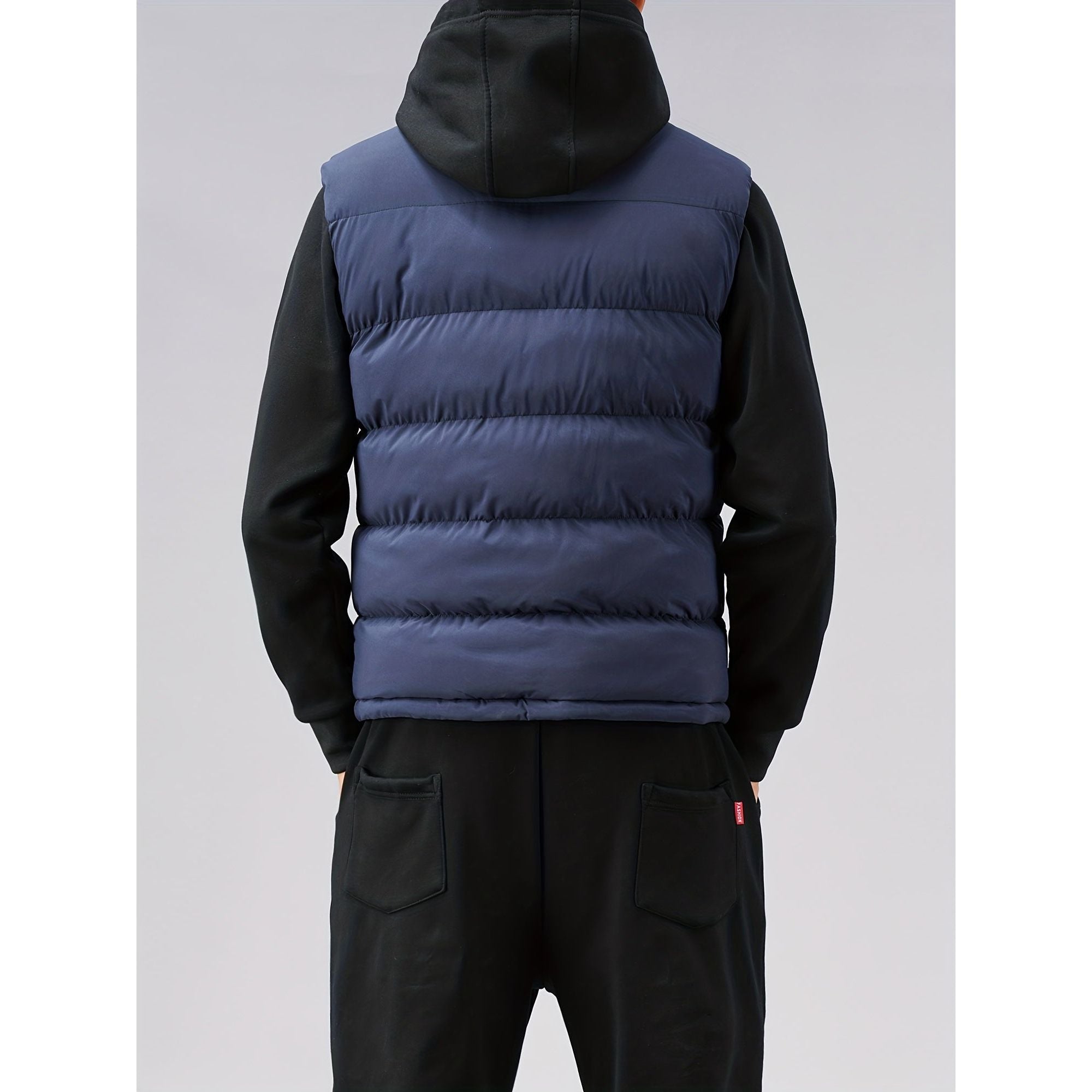 Heren wintervest | Zip-Up | Mouwloos | Bodywarmer | Puffer Vest-Boetiek Moda