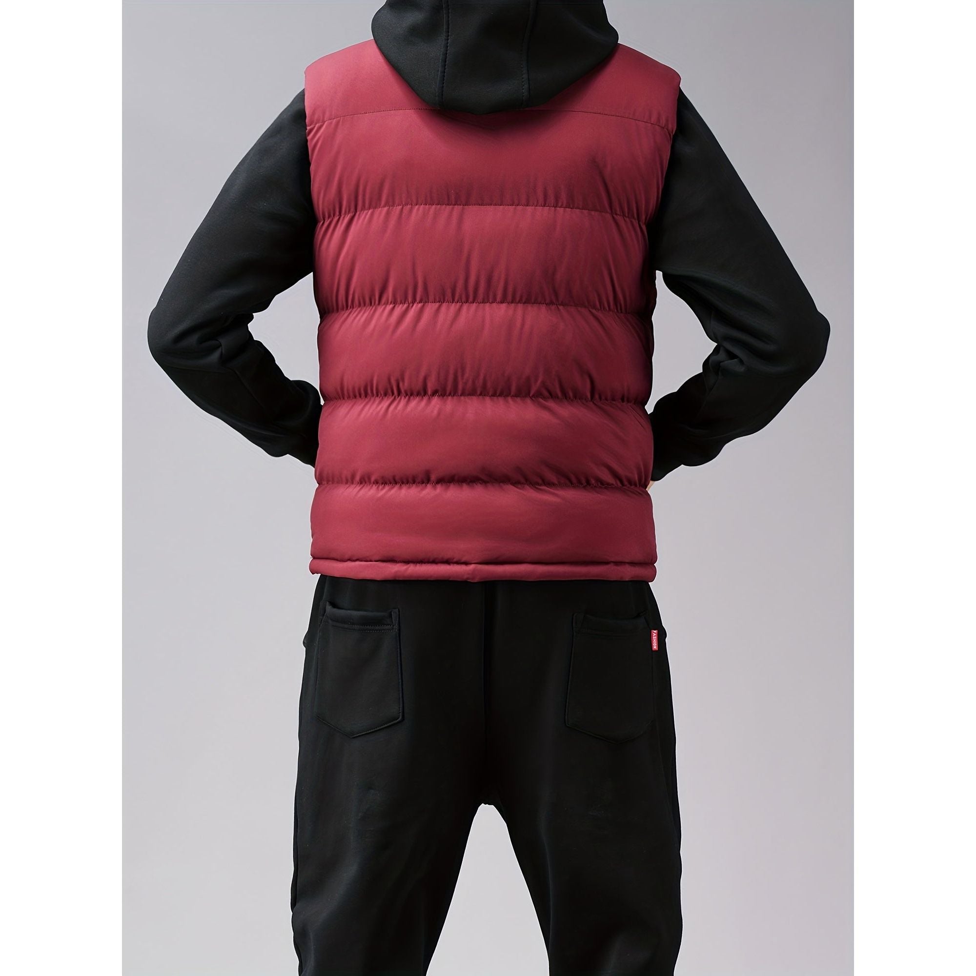 Heren wintervest | Zip-Up | Mouwloos | Bodywarmer | Puffer Vest-Boetiek Moda