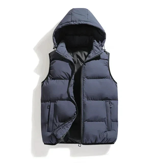 Herenvest | Zip-Up | Capuchon | Puffer Vest | Bodywarmer-Boetiek Moda