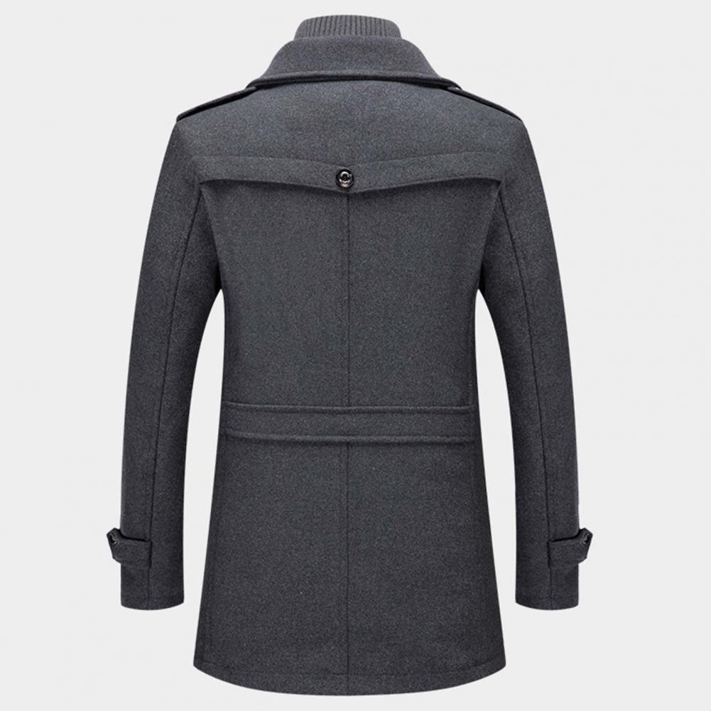 Herren Wollmantel | Einreihig | Zip-Up | Wollmantel | Herren Winterjacken-Boetiek Moda