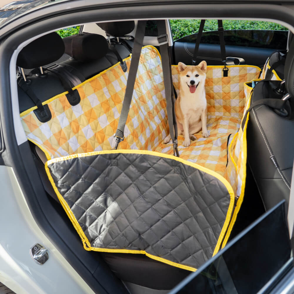 Hondenzitje voor in de auto | Waterdicht | Hondenhangmat voor in de auto | Hondenzitje Beschermer Auto | Hoes voor achterbank voor honden-Boetiek Moda