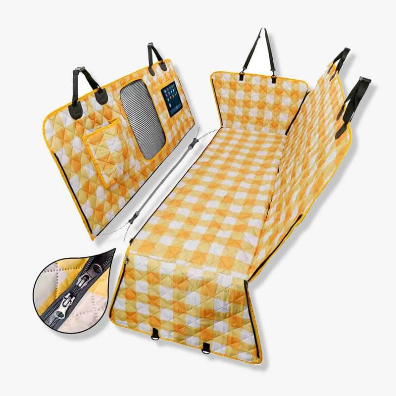 Hondenzitje voor in de auto | Waterdicht | Hondenhangmat voor in de auto | Hondenzitje Beschermer Auto | Hoes voor achterbank voor honden-Boetiek Moda