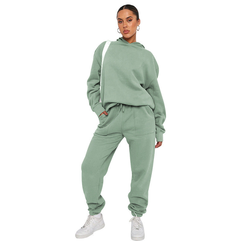 Hoodie en joggingbroek set - Met capuchon - Tweedelig - Jogging set - Dames trainingspak-Boetiek Moda