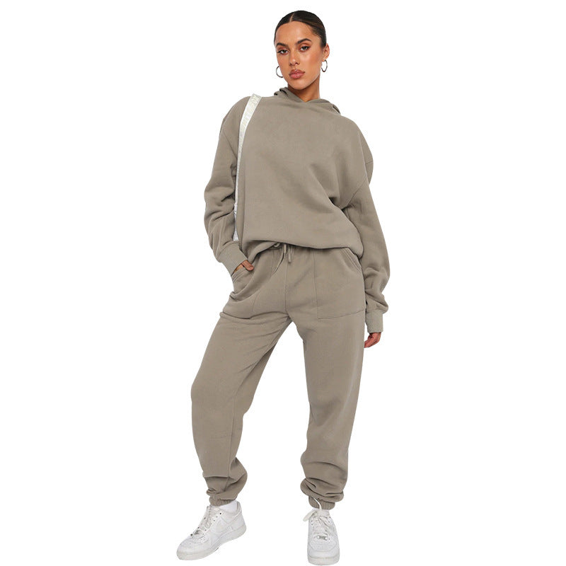 Hoodie en joggingbroek set - Met capuchon - Tweedelig - Jogging set - Dames trainingspak-Boetiek Moda