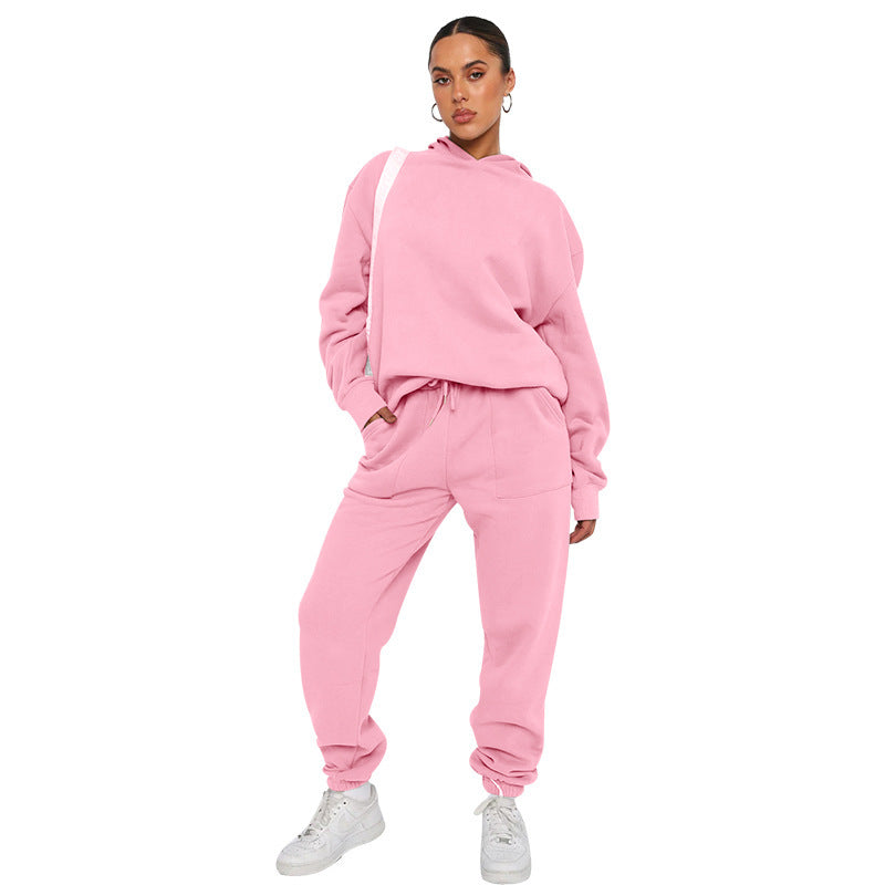 Hoodie en joggingbroek set - Met capuchon - Tweedelig - Jogging set - Dames trainingspak-Boetiek Moda