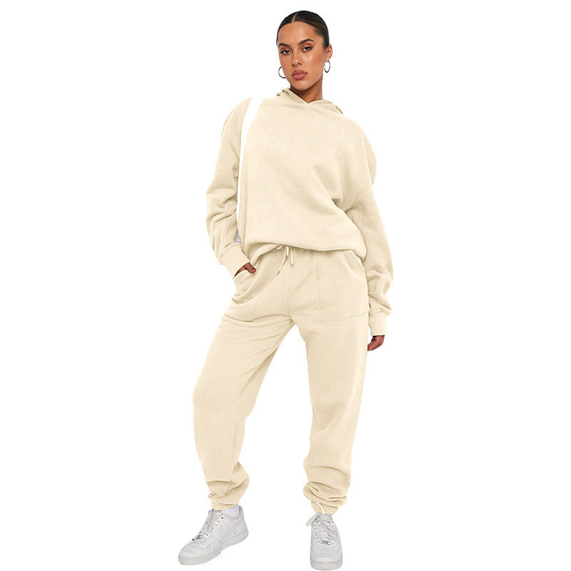 Hoodie en joggingbroek set - Met capuchon - Tweedelig - Jogging set - Dames trainingspak-Boetiek Moda