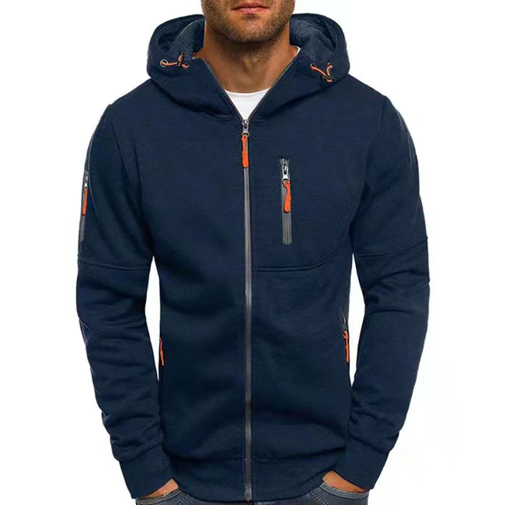 Hoodie met rits - Casual - Warm - Zip-Up Hoodie - Heren Hoodie-Boetiek Moda
