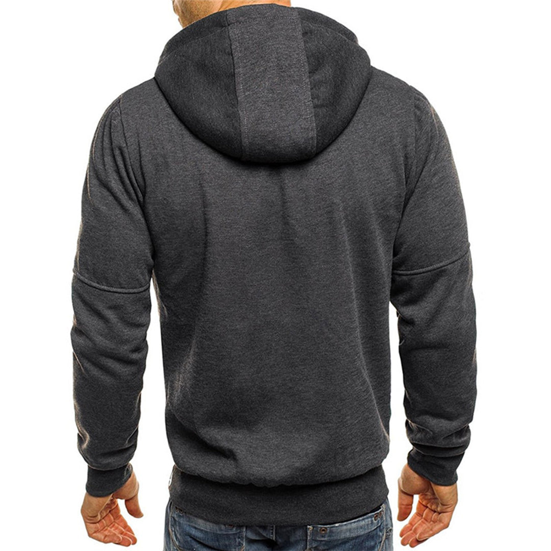 Hoodie met ritssluiting | Warm | Zakken | Hoodie met ritssluiting | Hoodie voor heren-Boetiek Moda