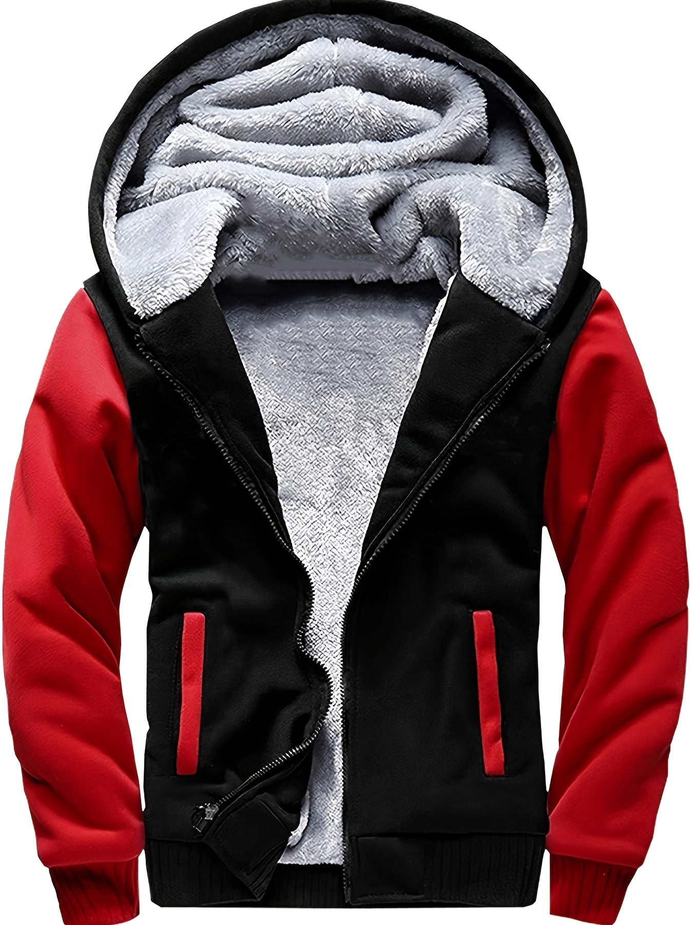 Hoodies voor kinderen - Jongens Warme Zip-Up fleece gevoerde Hoodie voor de winter-Boetiek Moda