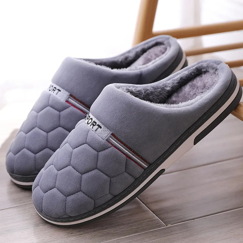 Huisslippers - Warme herenslippers voor de winter-Boetiek Moda