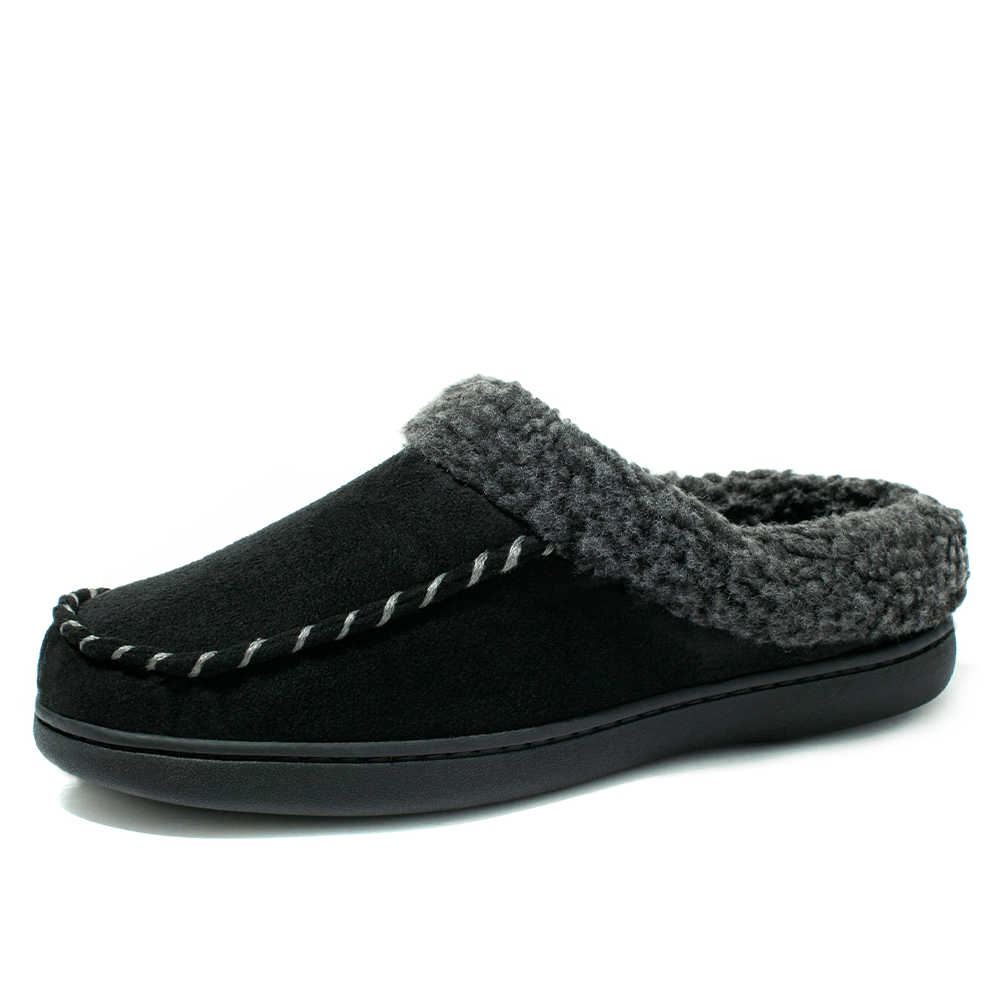 Huisslippers | Winter | Met fleece gevoerd | Binnenslippers | Herenslippers-Boetiek Moda