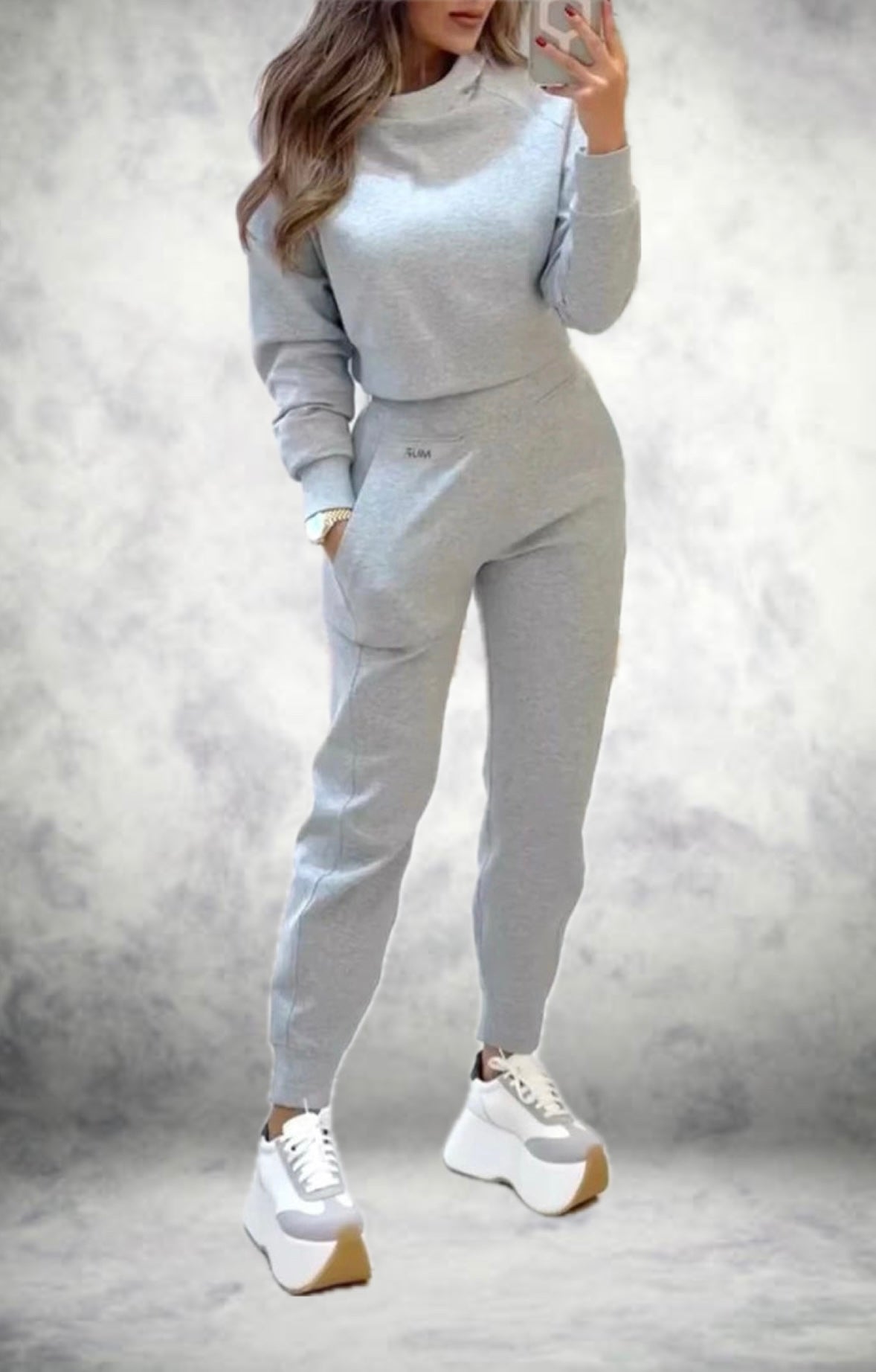 Joggerset - Comfy - Cropped - Sweat Sets - Dameskleding-Boetiek Moda