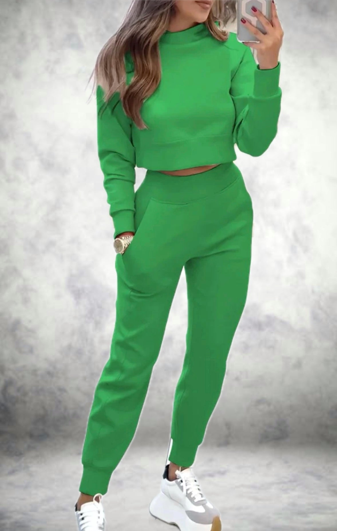 Joggerset - Comfy - Cropped - Sweat Sets - Dameskleding-Boetiek Moda