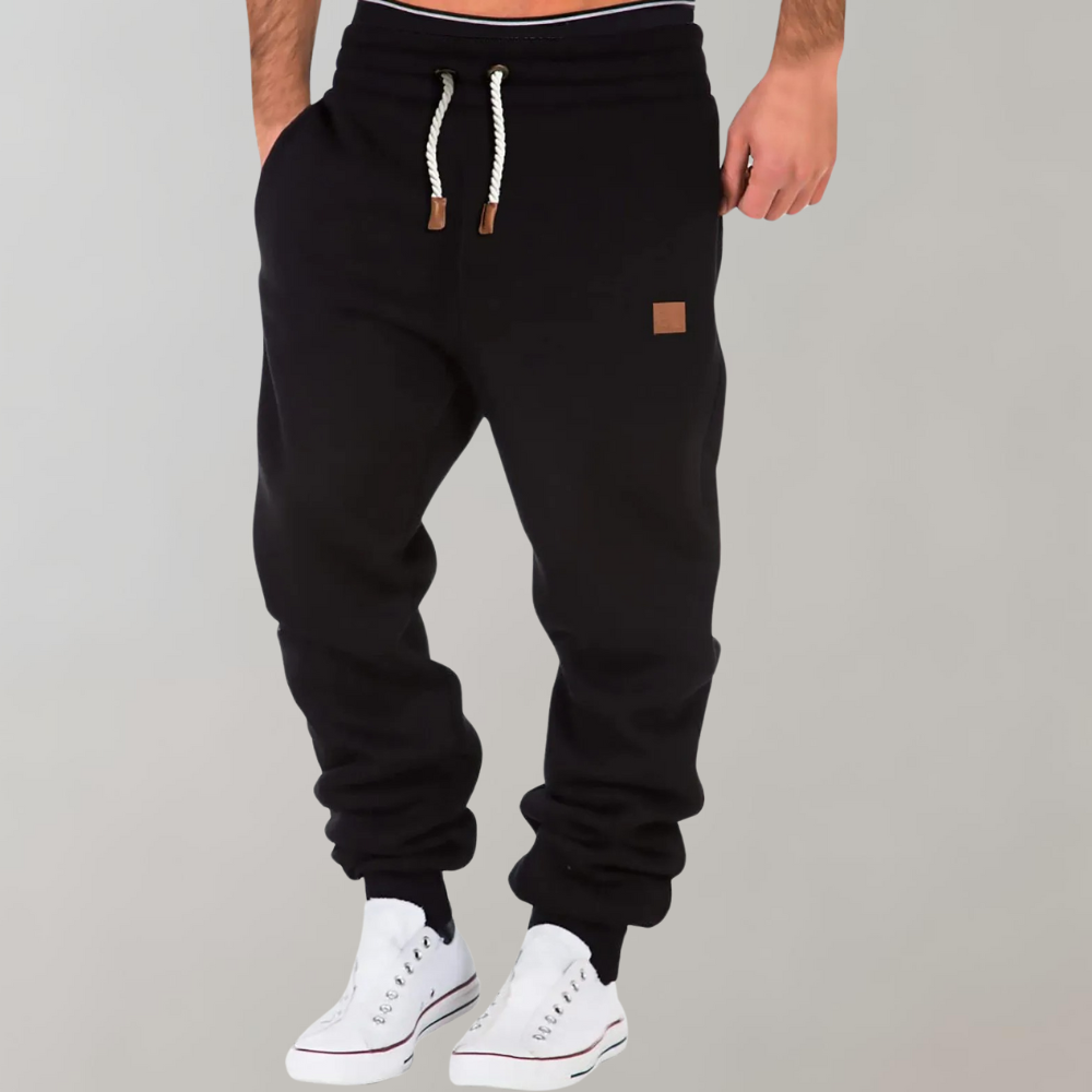 Joggingbroeken voor heren - Trekkoord - Elastische taille - Vrijetijdsbroeken - Joggingbroeken-Boetiek Moda