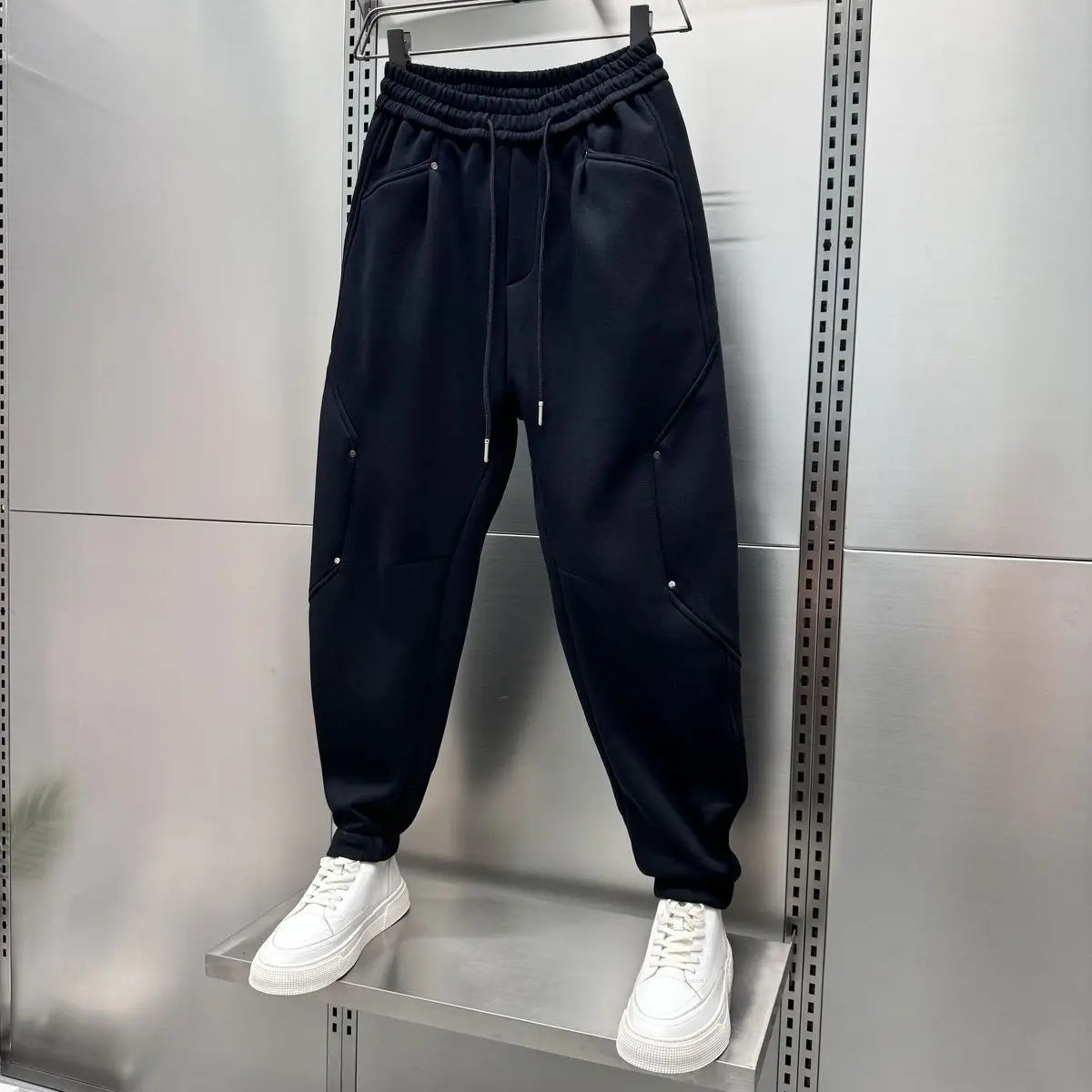 Joggingbroeken voor mannen | Comfortabel | Elastische tailleband | Baggy joggingbroeken | Joggingbroeken-Boetiek Moda