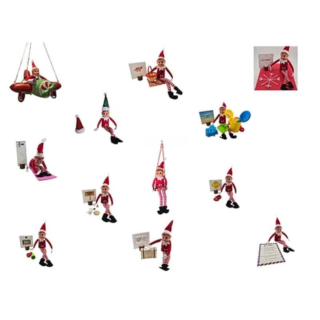 JoyElf - Kerstman-set met eenvoudige installatie en creatieve activiteiten-Boetiek Moda