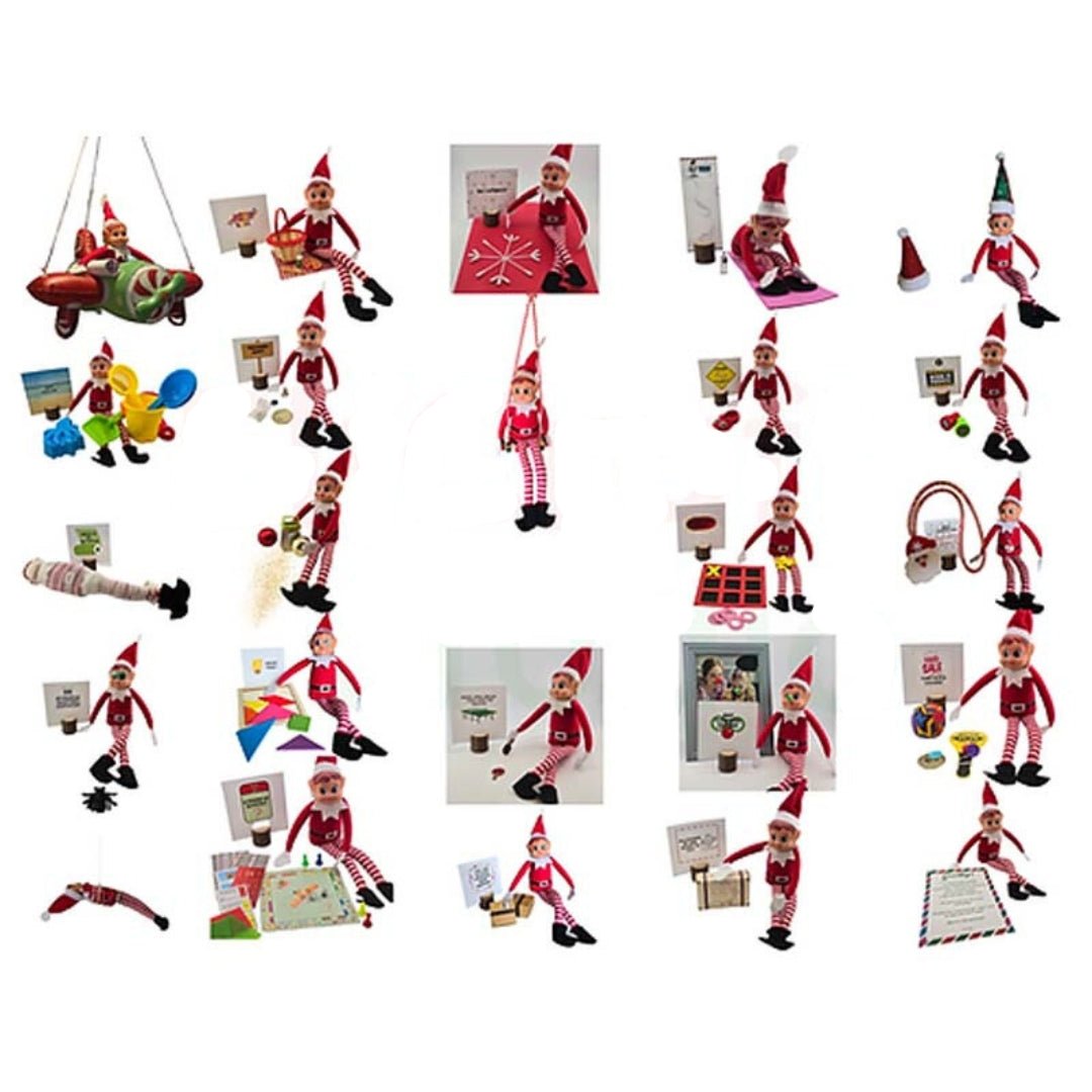 JoyElf - Kerstman-set met eenvoudige installatie en creatieve activiteiten-Boetiek Moda