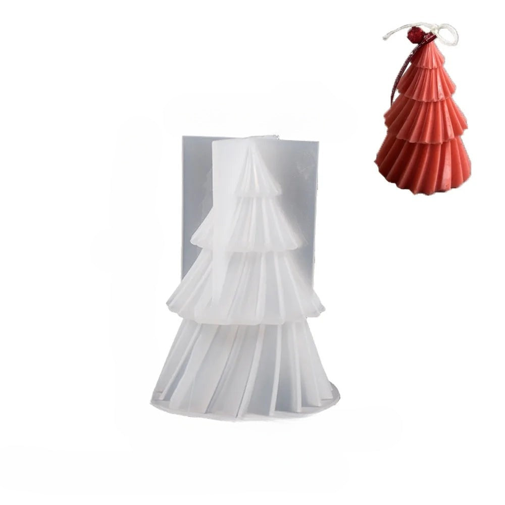 Kaarsenmal | Decoratief | Kerstboom | DIY-kaarsen | Kaarsenmallen Kerstmis-Boetiek Moda