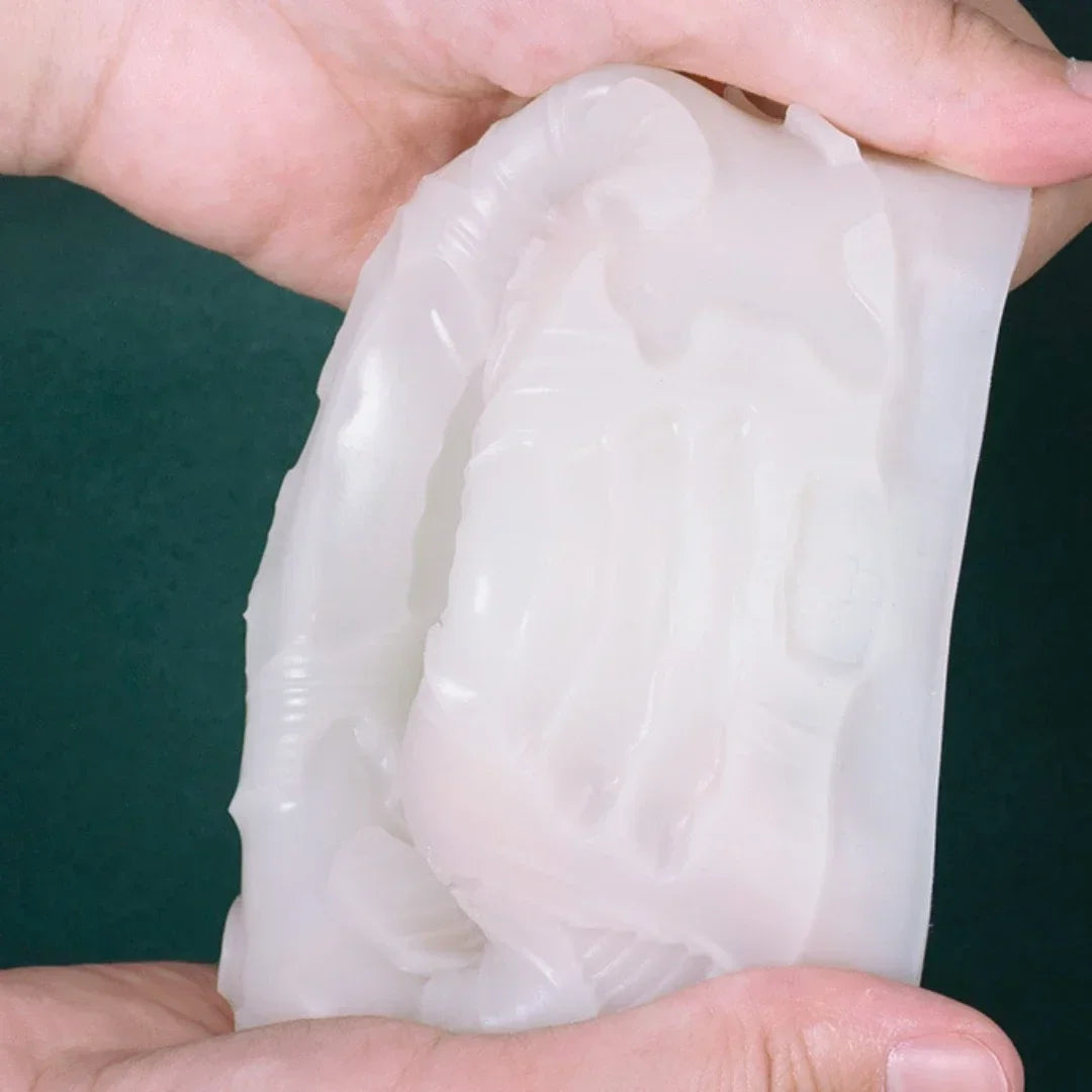 Kaarsenmal - Leuke 3D-kerstkaarsenmallen voor zelfgemaakte kaarsen-Boetiek Moda