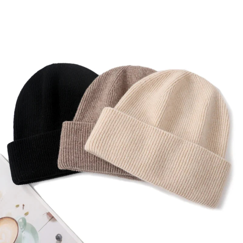 Kasjmier muts - Warm - Elastisch - Gebreide muts - Wintermuts-Boetiek Moda