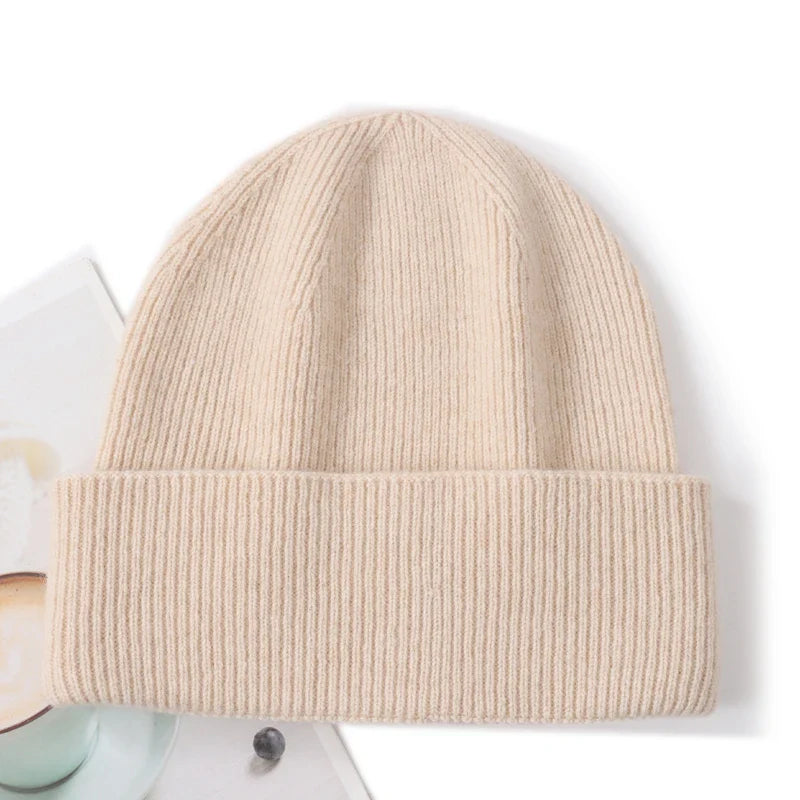 Kasjmier muts - Warm - Elastisch - Gebreide muts - Wintermuts-Boetiek Moda