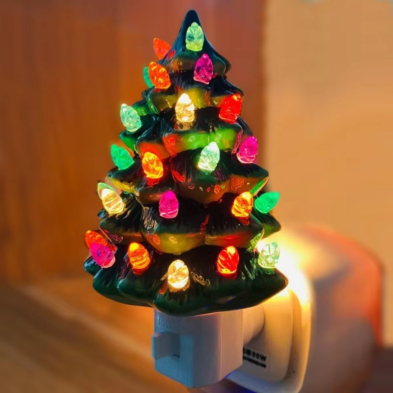 Kerstboom nachtlampje - Festief LED-kerstnachtlampje met stekker-Boetiek Moda