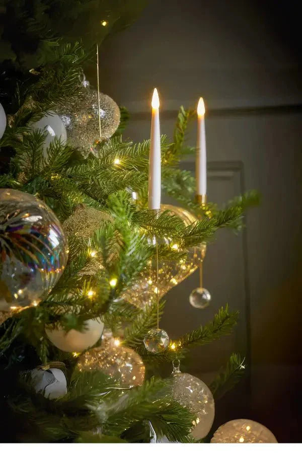 Kerstboomkaarsen - Draadloze LED-kaars kerstboomverlichting met Clip-On-Boetiek Moda
