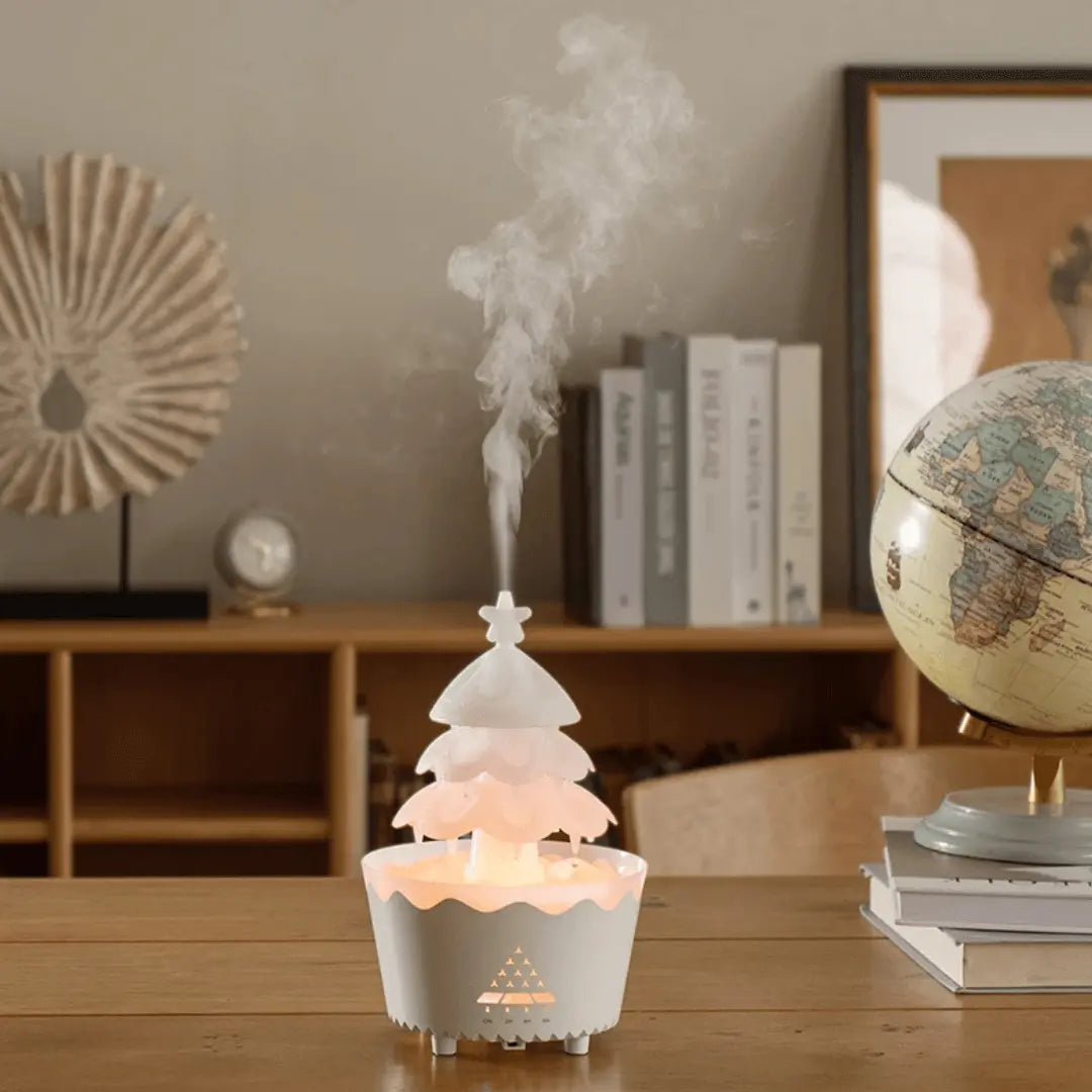 Kerstboomverspreider - Lichtgevend - Oplaadbaar - Aromadiffuser - Kerstdiffuser-Boetiek Moda