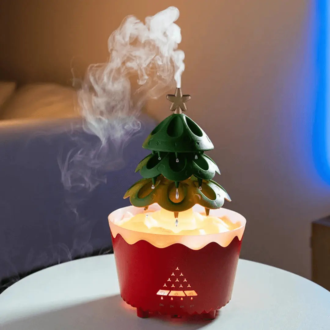 Kerstboomverspreider - Lichtgevend - Oplaadbaar - Aromadiffuser - Kerstdiffuser-Boetiek Moda