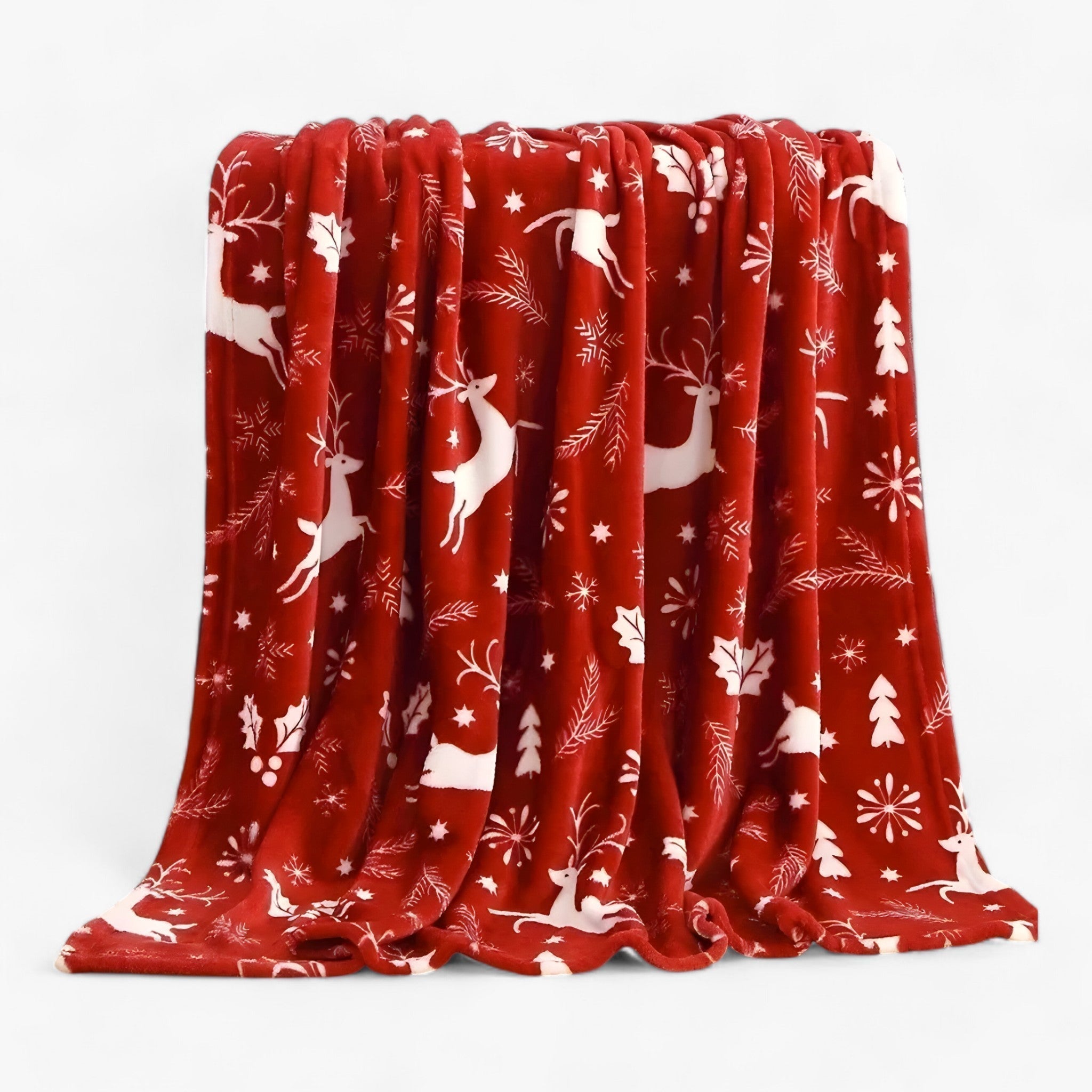 Kerstdeken | Gezellig | Fleece | Kerstplaids | Kerstplaids voor op de bank-Boetiek Moda