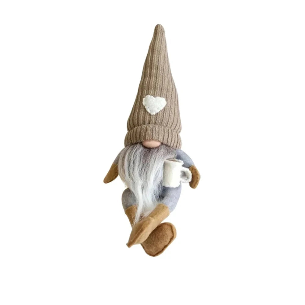 Kerstkabouter - Scandinavisch - Zittend - Scandinavische kabouters - Tomte-kabouters-Boetiek Moda