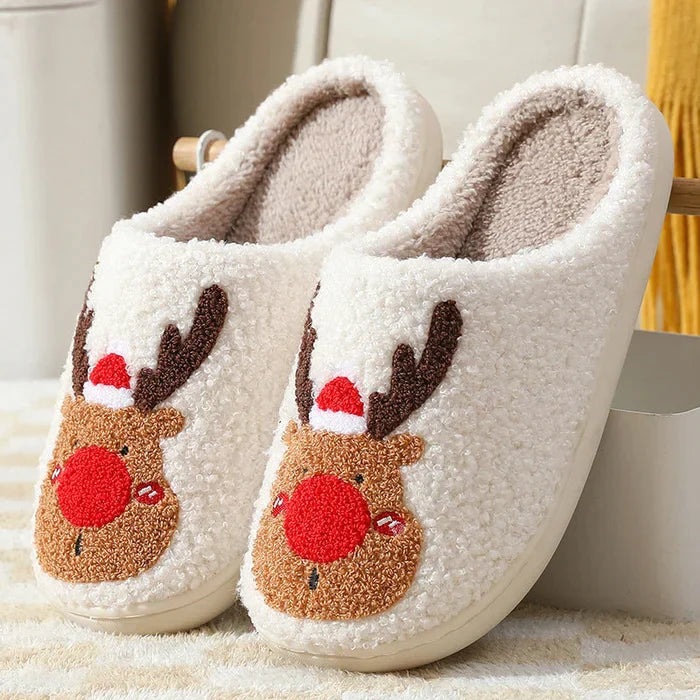 Kerstpantoffels | Rendier | Slip-On | Huisslippers | Binnenslippers-Boetiek Moda