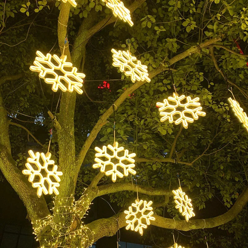 Kerstverlichting - LED sneeuwvlok kerstverlichting voor buiten-Boetiek Moda