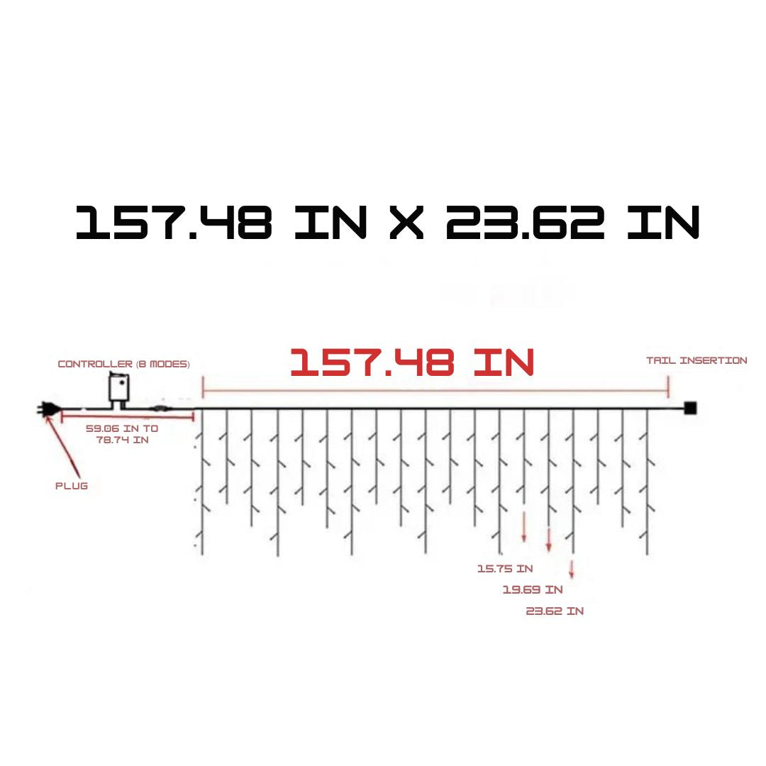 Kerstverlichting voor ramen - Hangende kerstverlichting voor binnen en buiten-Boetiek Moda