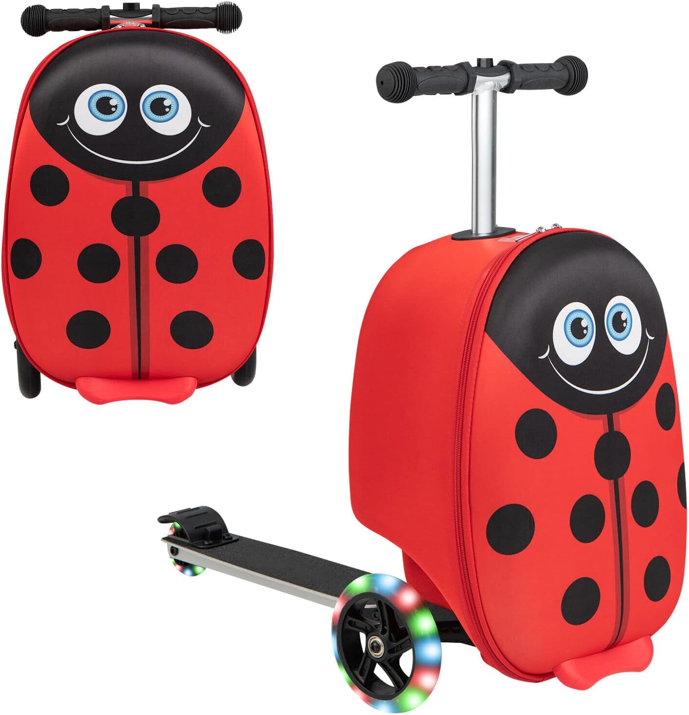 Kinderstepkoffer - Opvouwbaar - Microstep - Ride On-koffer - Kinderkoffer-Boetiek Moda