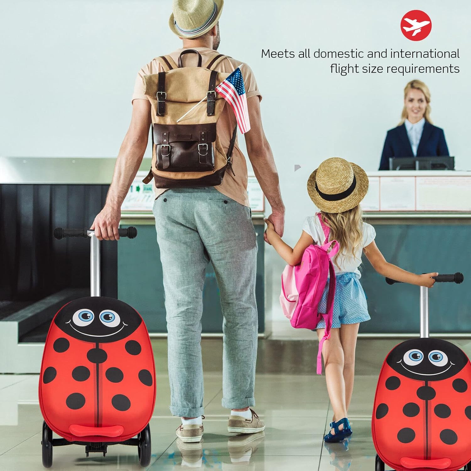 Kinderstepkoffer - Opvouwbaar - Microstep - Ride On-koffer - Kinderkoffer-Boetiek Moda