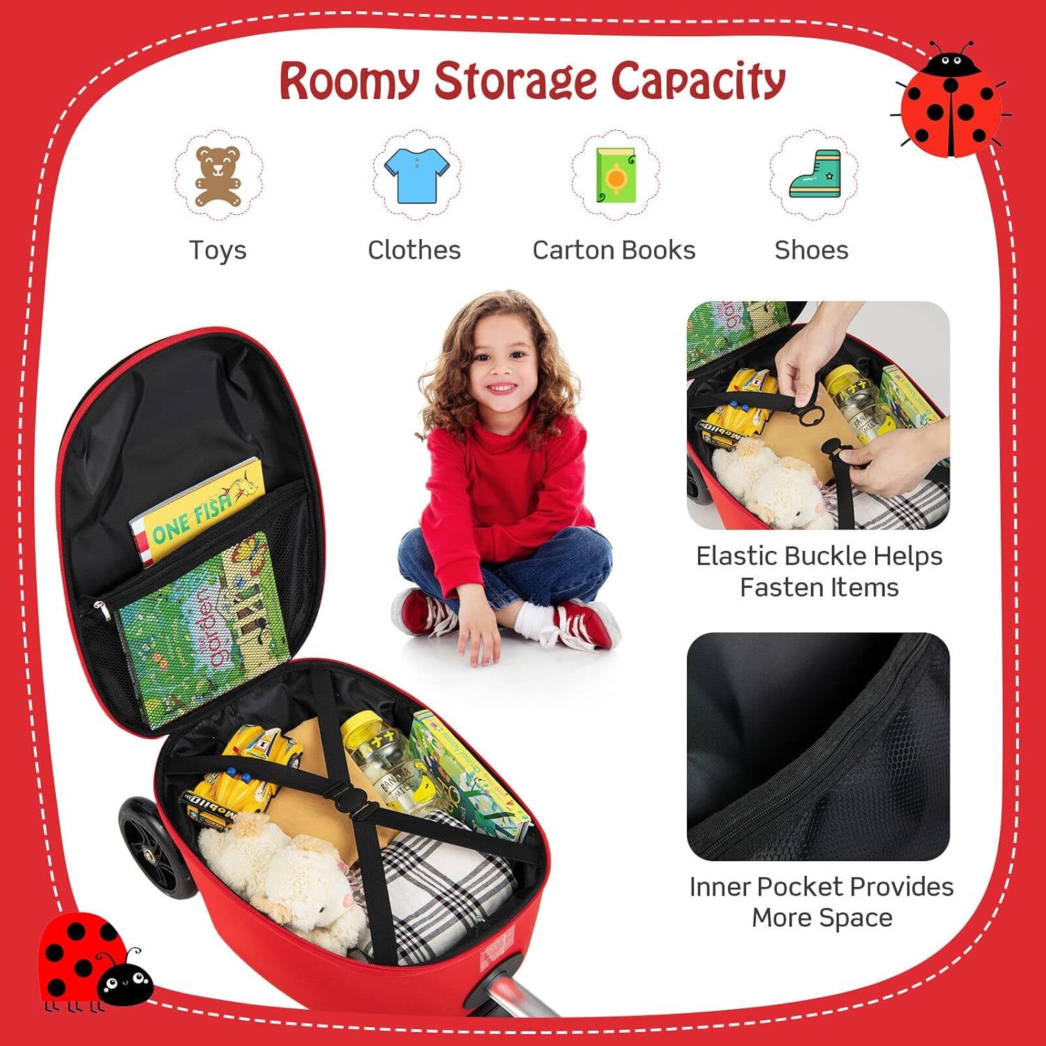 Kinderstepkoffer - Opvouwbaar - Microstep - Ride On-koffer - Kinderkoffer-Boetiek Moda