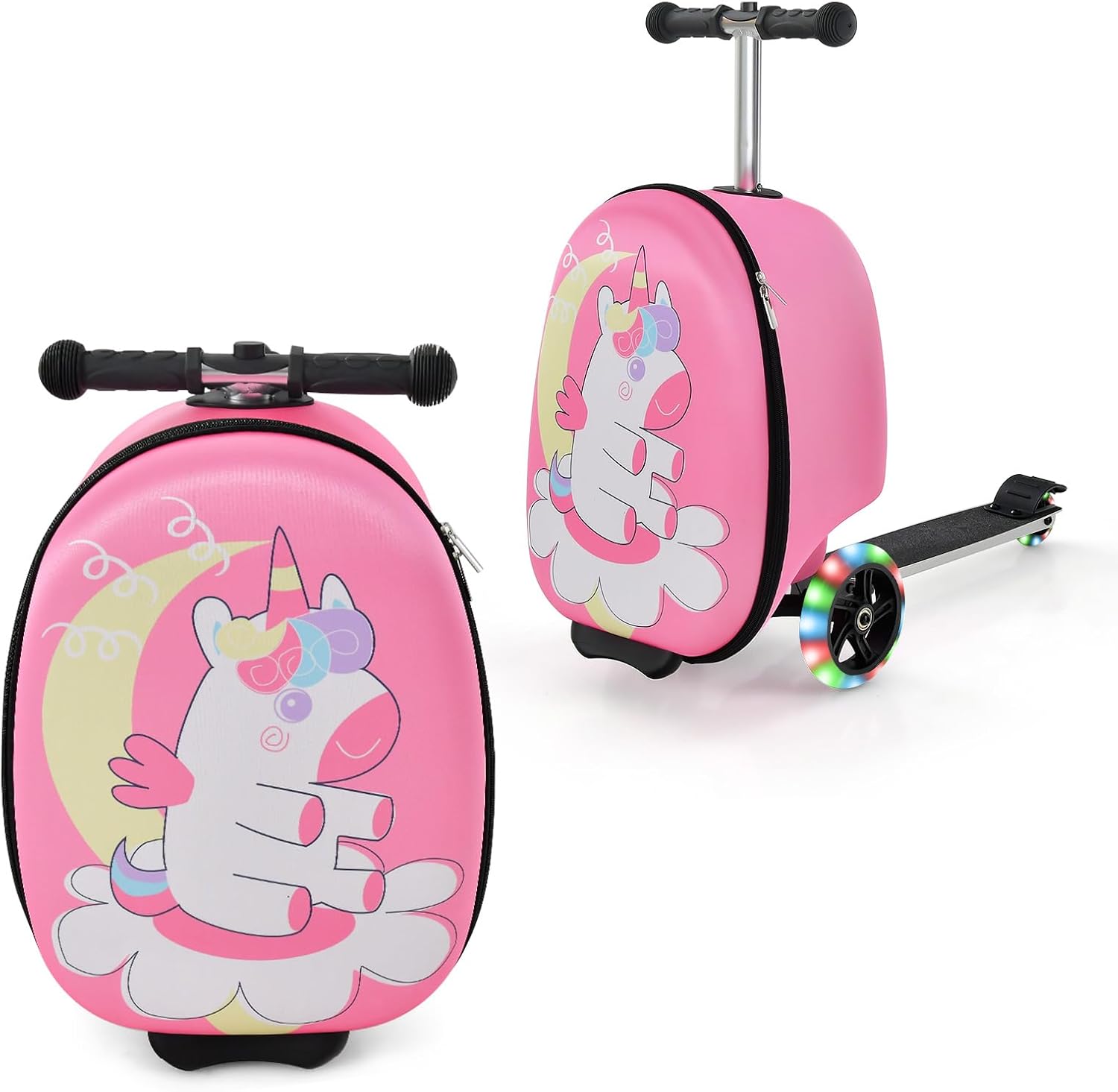 Kinderstepkoffer - Opvouwbaar - Microstep - Ride On-koffer - Kinderkoffer-Boetiek Moda