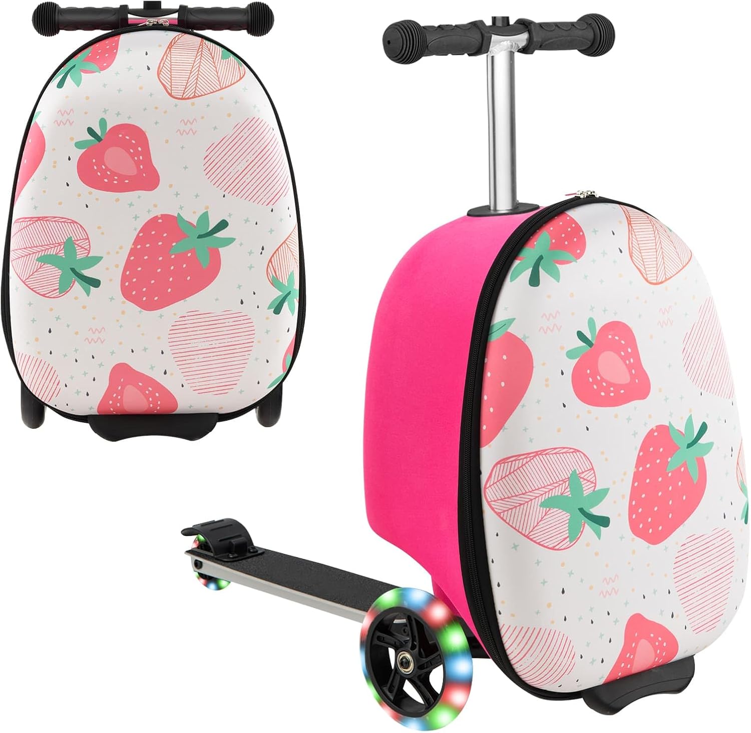 Kinderstepkoffer - Opvouwbaar - Microstep - Ride On-koffer - Kinderkoffer-Boetiek Moda