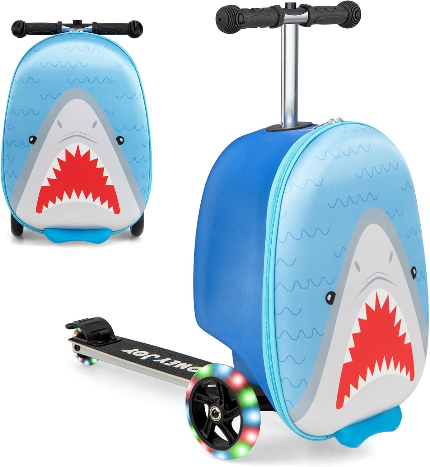 Kinderstepkoffer - Opvouwbaar - Microstep - Ride On-koffer - Kinderkoffer-Boetiek Moda