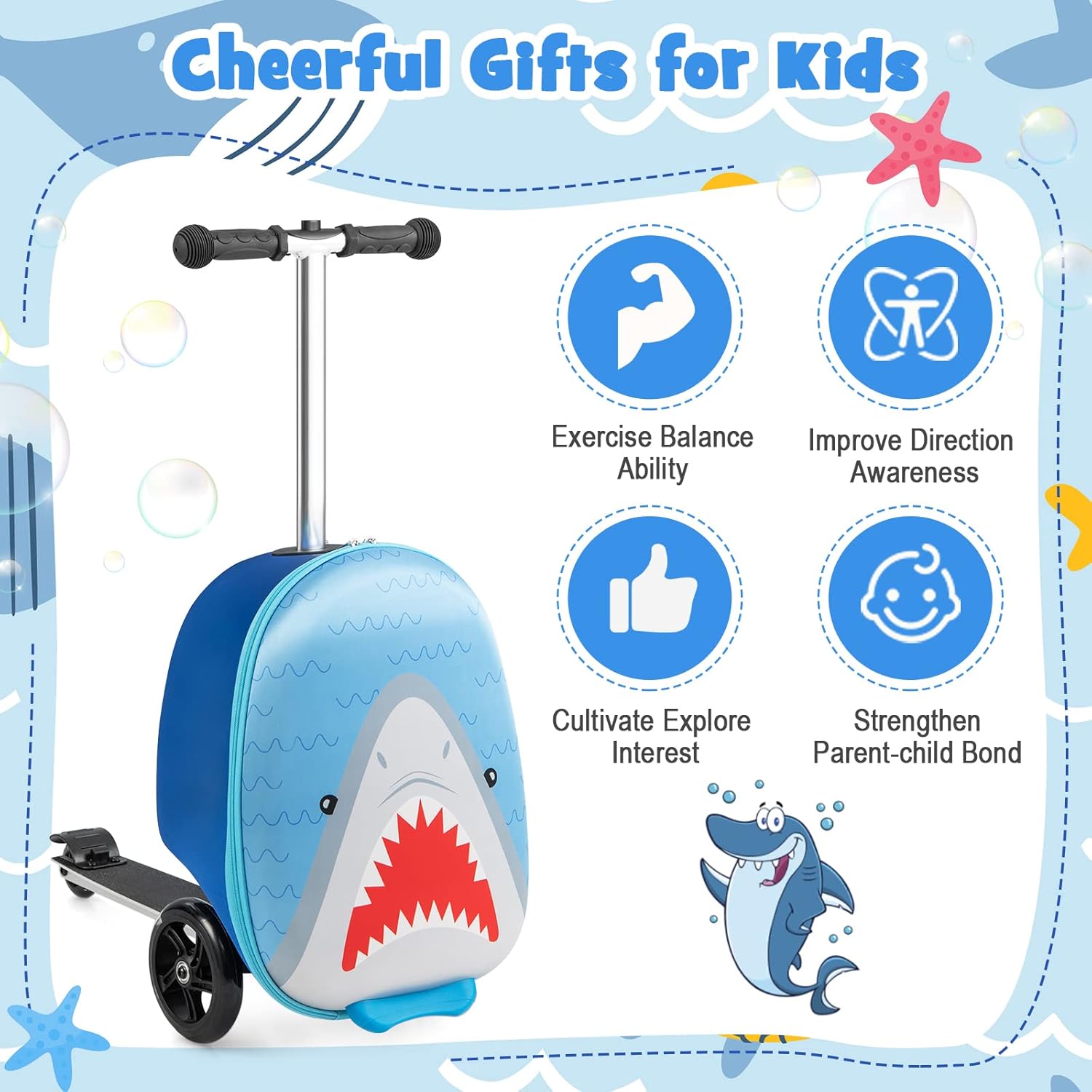 Kinderstepkoffer - Opvouwbaar - Microstep - Ride On-koffer - Kinderkoffer-Boetiek Moda